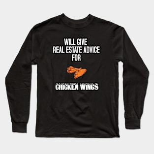 Chicken Wings Long Sleeve T-Shirt